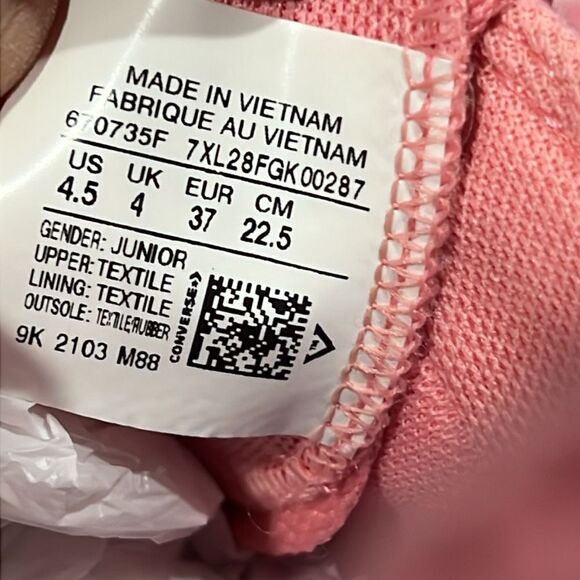 🔥🔥 CONVERSE All-Star EVA LIFT Low Sneakers Pink/Purple Women Sz 6.5 - PERFECT - Picture 13 of 13